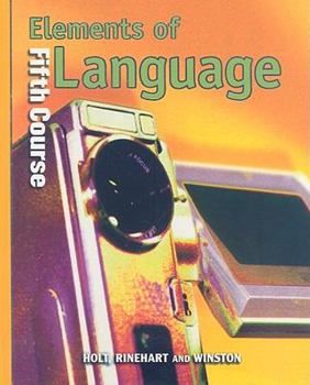 Hardcover Elements of Language, Fifth Course Book