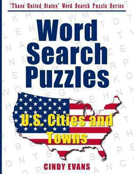 Paperback U.S. Cities and Towns Word Search Puzzles Book