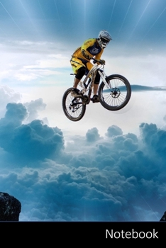 Paperback Notebook: Mountain Bike, Salto, Amici, Coraggio taccuino / agenda / quaderno delle annotazioni / diario / libro di scrittura / c Book