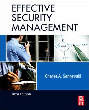 Hardcover Effective Security Management Book