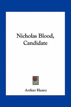 Paperback Nicholas Blood, Candidate Book