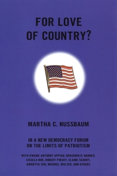 Paperback For Love of Country?: A New Democracy Forum on the Limits of Patriotism Book