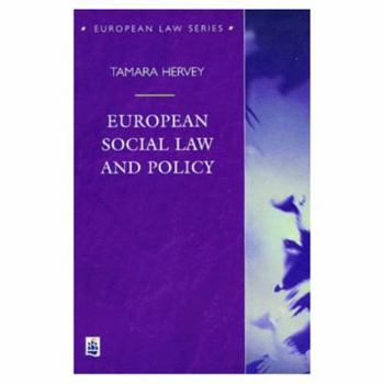 Paperback European Social Law and Policy Book