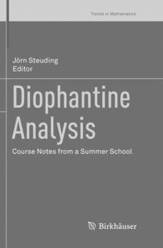 Paperback Diophantine Analysis: Course Notes from a Summer School Book