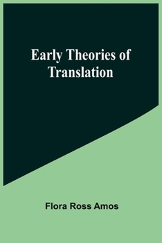 Paperback Early Theories of Translation Book