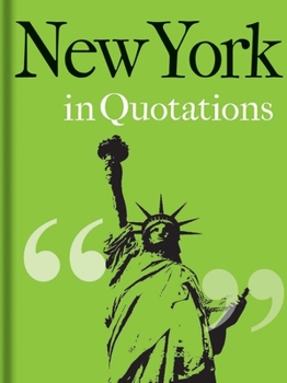 Hardcover New York in Quotations Book