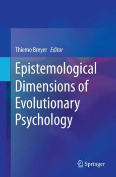 Paperback Epistemological Dimensions of Evolutionary Psychology Book