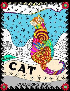 Paperback Mystical Cat Colouring book: Coloring Pages for Adults Great Cat and Kitten Design Book