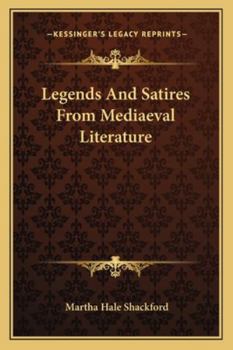 Paperback Legends And Satires From Mediaeval Literature Book