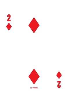 Paperback 2 Of Diamonds: Poker Card 5x5 Graph Paper Notebook With .20" x .20" Squares For Work, Home Or School. 6 x 9 Notepad Journal For Math, Book