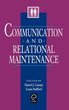 Hardcover Communication and Relational Maintenance Book