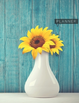 Paperback Planner: Sunflower 2 Year Weekly Planning Organizer - 2020 - 2021 - January 20 - December 21 - Writing Notebook - Productive Da Book