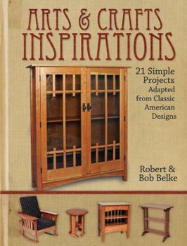 Paperback Arts & Crafts Inspirations: 21 Simple Projects Adapted from Classic American Designs Book