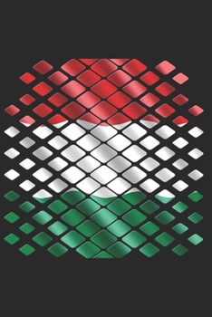 Paperback Hungary Notebook: Hungary Notebook - college book - diary - journal - booklet - memo - composition book - 120 sheets - Dot Grid paper 6x Book