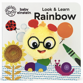 Look & Learn Rainbow Finger Puppet Board Book - Book  of the Baby Einstein
