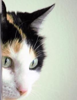 Composition Book: Calico Cat Notebook, Cute Cat Journal, Pet Owner's Notes, 7.44" x 9.69" 150 Pages College Ruled