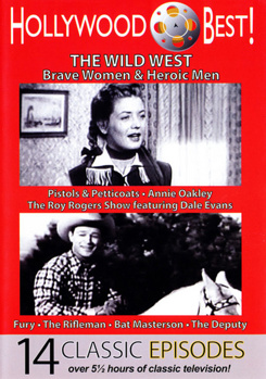 DVD Hollywood Best: Wild West Roy Rogers / Annie Oakley / Rifleman & Bat Materson(dv Book