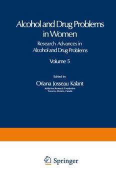Paperback Alcohol and Drug Problems in Women Book