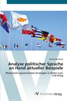 Paperback Analyse politischer Sprache an Hand aktueller Beispiele [German] Book