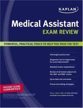 Paperback Kaplan Medical Assistant Exam Review Book
