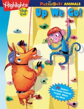 Paperback Puzzle Buzz Animals: Up We Go! Book