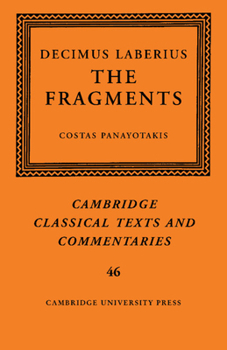 Paperback Decimus Laberius: The Fragments Book