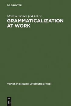 Hardcover Grammaticalization at Work Book