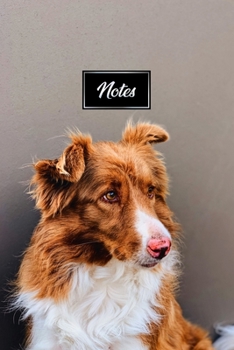 Australian Shepherd Dog Pup Puppy Doggie Notebook Bullet Journal Diary Composition Book Notepad - Innocent Eye: Cute Animal Pet Owner Composition Book ... Plain Blank Paper Pages in 6” x 9” Inch