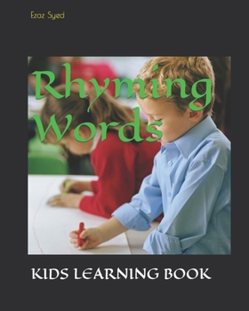 Paperback Rhyming Words: Kids Learning Book