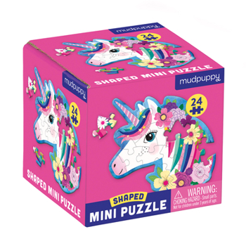 Misc. Unicorn 24 Piece Shaped Mini Puzzle Book