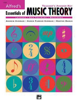 Paperback Alfred's Essentials of Music Theory: Teacher's Answer Key, Book & 2 CDs Book