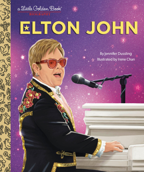 Hardcover Elton John: A Little Golden Book Biography Book