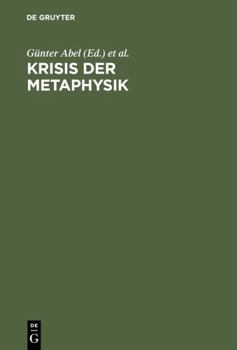 Hardcover Krisis der Metaphysik [German] Book