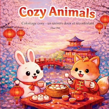 Paperback Cozy Animals: Coloriage cosy - un univers doux et réconfortant [French] Book