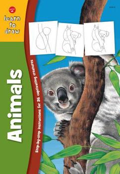 Paperback Learn to Draw Wild Animals Book