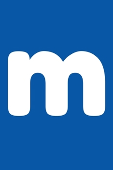 Letter m Lower Case Alphabet: Bleu Notebooks matching Halloween Gift Alphabet Letter M Journal 6x9 100 Pages noBleed