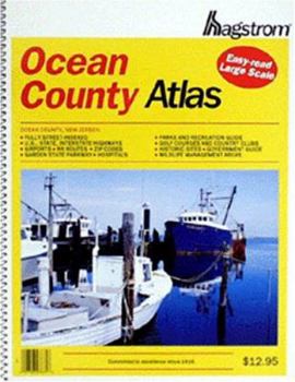 Hardcover Hagstrom Ocean County Atlas Book