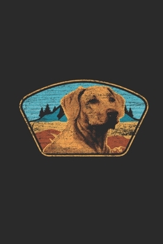 Paperback Labrador With Mountains Background: Labrador Retrievers Notebook, Graph Paper (6" x 9" - 120 pages) Animal Themed Notebook for Daily Journal, Diary, a Book