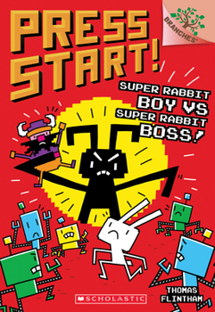 Paperback Super Rabbit Boy vs. Super Rabbit Boss!: A Branches Book (Press Start! #4): Volume 4 Book
