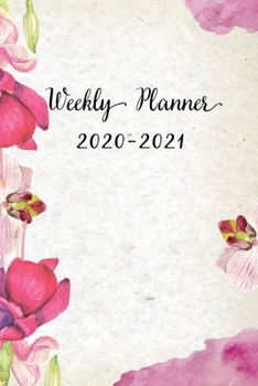 Paperback Weekly Planner 2020-2021: Tropical Floral Design Weekly and Monthly Planner - Perfect Gift for Girl Women Friends and Colleagues Book