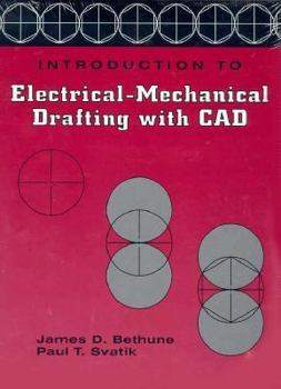 Paperback Introduction to Electrical Mechanical Drafting with CAD Book
