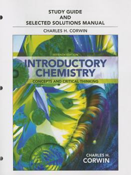 Paperback Introductory Chemistry Study Guide and Selected Solutions Manual: Concepts and Critical Thinking [With Flash Cards] Book