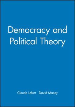 Hardcover Democracy and Political Theory Book