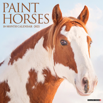 Calendar Paint Horses 2025 12 X 12 Wall Calendar Book