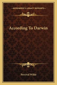Paperback According To Darwin Book