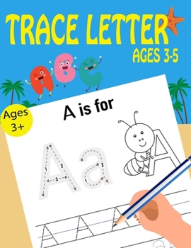 Paperback Trace Letters Ages 3-5 Book