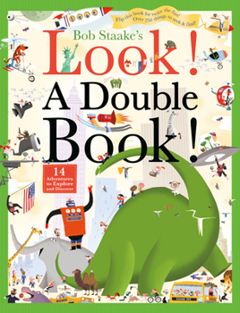 Paperback Look! a Double Book!: 14 Adventures to Explore and Discover Book
