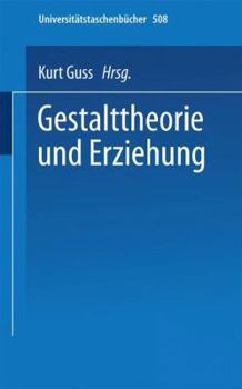 Gestalttheorie Und Erziehung
