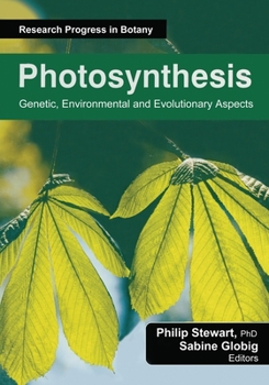 Paperback Photosynthesis: Genetic, Environmental and Evolutionary Aspects Book