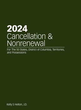 Paperback 2024 Cancellation & Nonrenewal Handbook Book